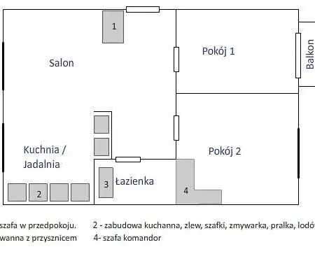 Lejlighed Czarnieckiego 11.6 Gdańsk